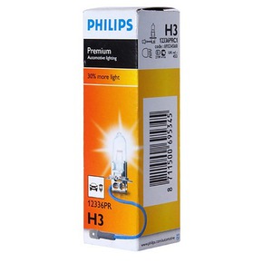 Лампа Philips  H3 12V- 55W (PK22s) (+30% света) Vision (Premium)