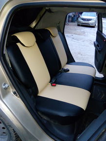 Чехлы эко-кожа (Типо) HYUNDAI GETZ 2/3 зад.сид.