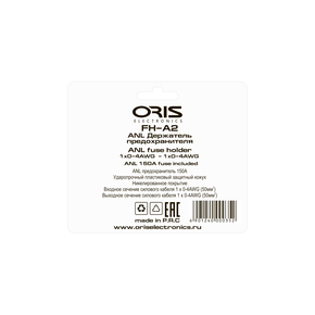 Oris Electronics FH-A2 Держатель для установки предохранителя типа ANL