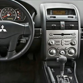 Incar RMS-N25 Переходная рамка MITSUBISHI Galant 08+ 2/1din (крепеж)