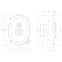 Oris Electronics JB-693Q Динамики коаксиальные 6х9