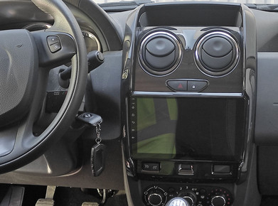 Рамка для UMS LADA Largus 2021+, RENAULT Duster I Рестайлинг 2015-2020 (тип2 Консоль), 9"