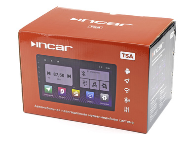INCAR TSA-7110 Магнитола 2DIN Android 10 /1280*720, wi-fi, DSP