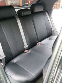 Чехлы эко-кожа (Типо) CHEVROLET AVEO т-300