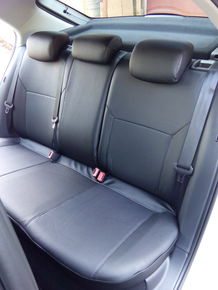 Чехлы эко-кожа (Типо) Volkswagen Passat B7 2/3 зад.сид.