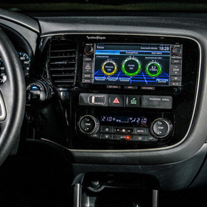 Intro RMS-N20 Переходная рамка Mitsubishi Outlander 2012+, Lancer, Pajero 4, ASX