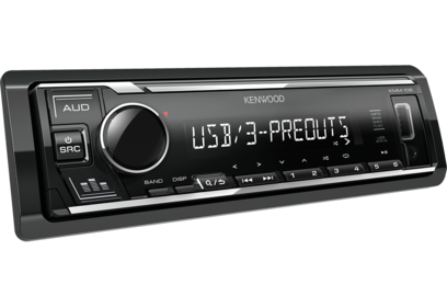KENWOOD KMM-106 Автомагнитола 1DIN, 4х50Вт, 3 RCA, FLAC