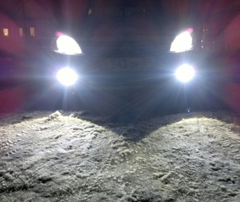 Starled 8G H16-10*5 white Светодиодная лампа цоколь H16 12V
