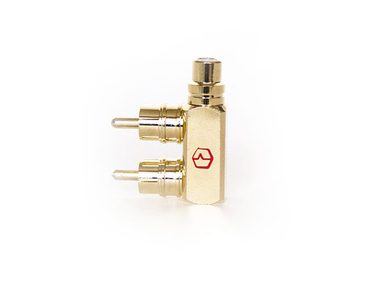 Ural ADAPTER02M F-адаптер RCA мама – 2 x RCA папа