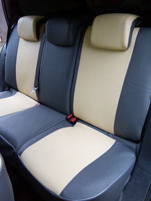 Чехлы эко-кожа (Типо) RENAULT MEGANE II 2/3 зад.сид