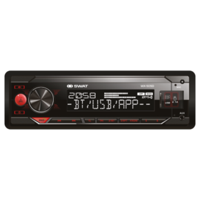 Автомагнитола SWAT WX-505D/Автомобильный 1 din медиа ресивер 4х50 Вт, MP3, 2*USB, DSP, SD, BT/ 1DIN