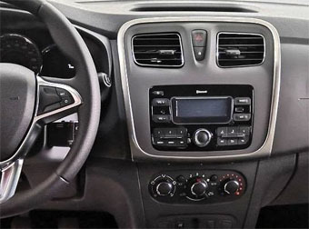 Рамка для UMS RENAULT Duster I 2010-2014, Duster II 2021+, Sandero 14+, Kaptur, NISSAN Terrano 2017+