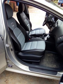 Чехлы эко-кожа (Типо) KIA CEED хетчбек, универсал 2013г.