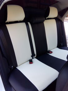 Чехлы эко-кожа (Типо) VOLKSWAGEN POLO седан с 2010, 2/3 зад.сид.