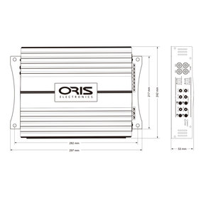 Oris Electronics JBA-75.4 4-канальный усилитель
