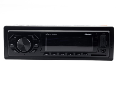 SWAT MEX-1016UBG Автомагнитола 1din 4х50 Вт MP3 USB SD