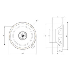 Oris Electronics JB-652S Коаксиальная акустика 6.5"