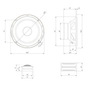 Oris Electronics JB-65Q Компонентная акустика 6.5"