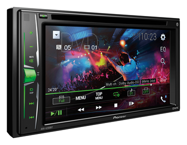 PIONEER AVH-A200BT Автомагнитола 2din, 6,2", 4X50 Вт, RGB, BT