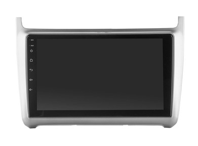 Рамка для UMS Volkswagen Polo 2014-2019 SILVER, 9"
