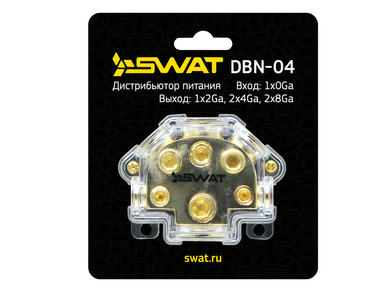 Swat DBN-04 Дистрибьютор питания 0GAx1-> 2GAx1+4GAx2+8GAx2