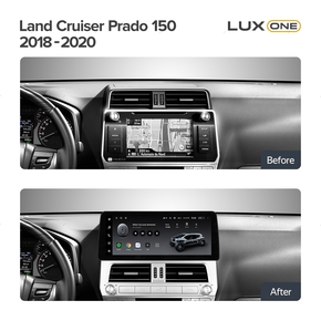 Штатная магнитола Teyes LUX ONE 360 6/128 Toyota Land Cruiser Prado 150 (2018-2020)