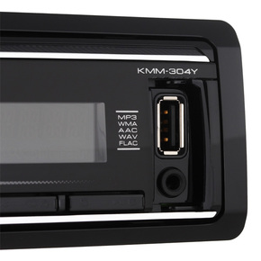 KENWOOD KMM-304Y Автомагнитола 1-din, MP3, WMA, USB