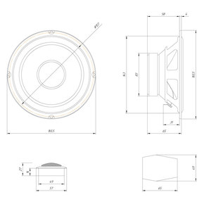 Oris Electronics FT-165 Компонентная акустика 6.5"