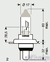 Лампа Osram  H4 12V 60/55W P43t-38 64193 ULT