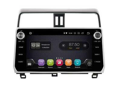 Incar TSA-2247 Штатная магнитола Toyota LC Prado 17+, Android 8.1, 1024*600, IPS, wi-fi, 10"