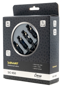 SWAT SIC-450 межблочный кабель 4RCA-4RCA, 5м