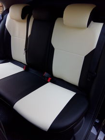 Чехлы эко-кожа (Типо) SKODA RAPID SPORT 2/3 зад.сид.