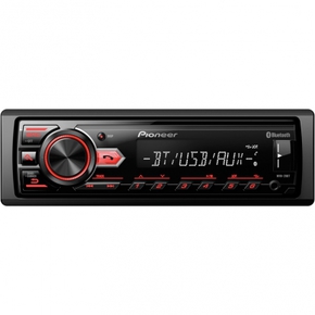 PIONEER MVH 29BT медиа-ресивер 1 din, iPOD, USB, красная подсветка