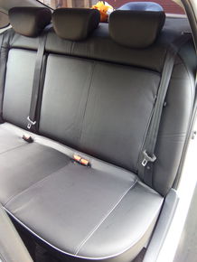 Чехлы эко-кожа (Типо) NISSAN ALMERA  G-15 2/3 зад.сид.
